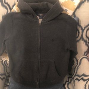 Sweater with zipper and hoodie